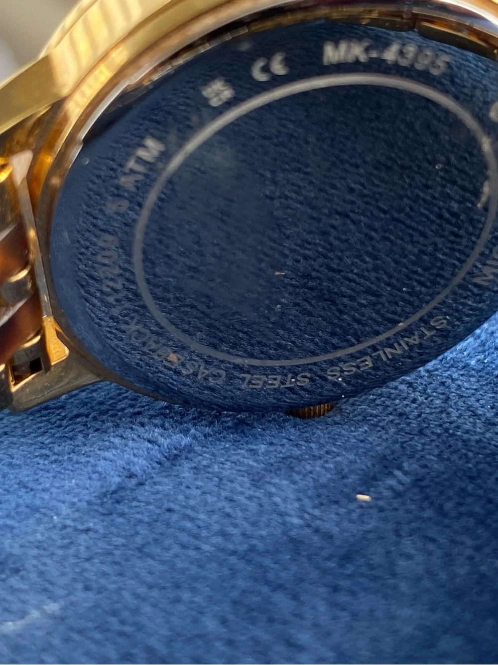 Gold and Tortiseshell Michael Kors Watch